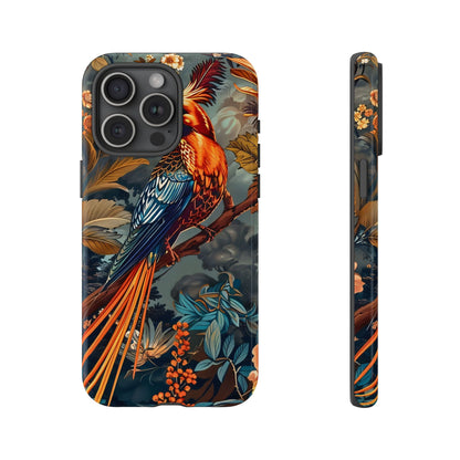 Vibrant Phone Case with Exotic Bird Design, Floral Phone Cover, Tough Case for Nature Lovers, Unique Gift Idea, Phone Accessory, [...]