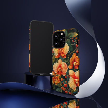 Floral Phone Case - Tough Cases, Protective Cover, Gift for Her, Smartphone Accessory, Floral Design, Nature-Inspired