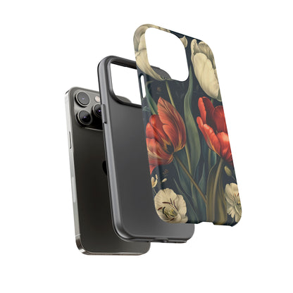 White Flower Tough Cases