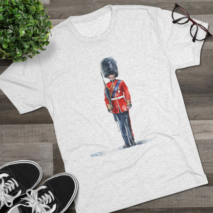 Red Jacket - Bodmin Keep: Cornwall's Army Museum Trendy Unisex Tri-Blend Crew Tee