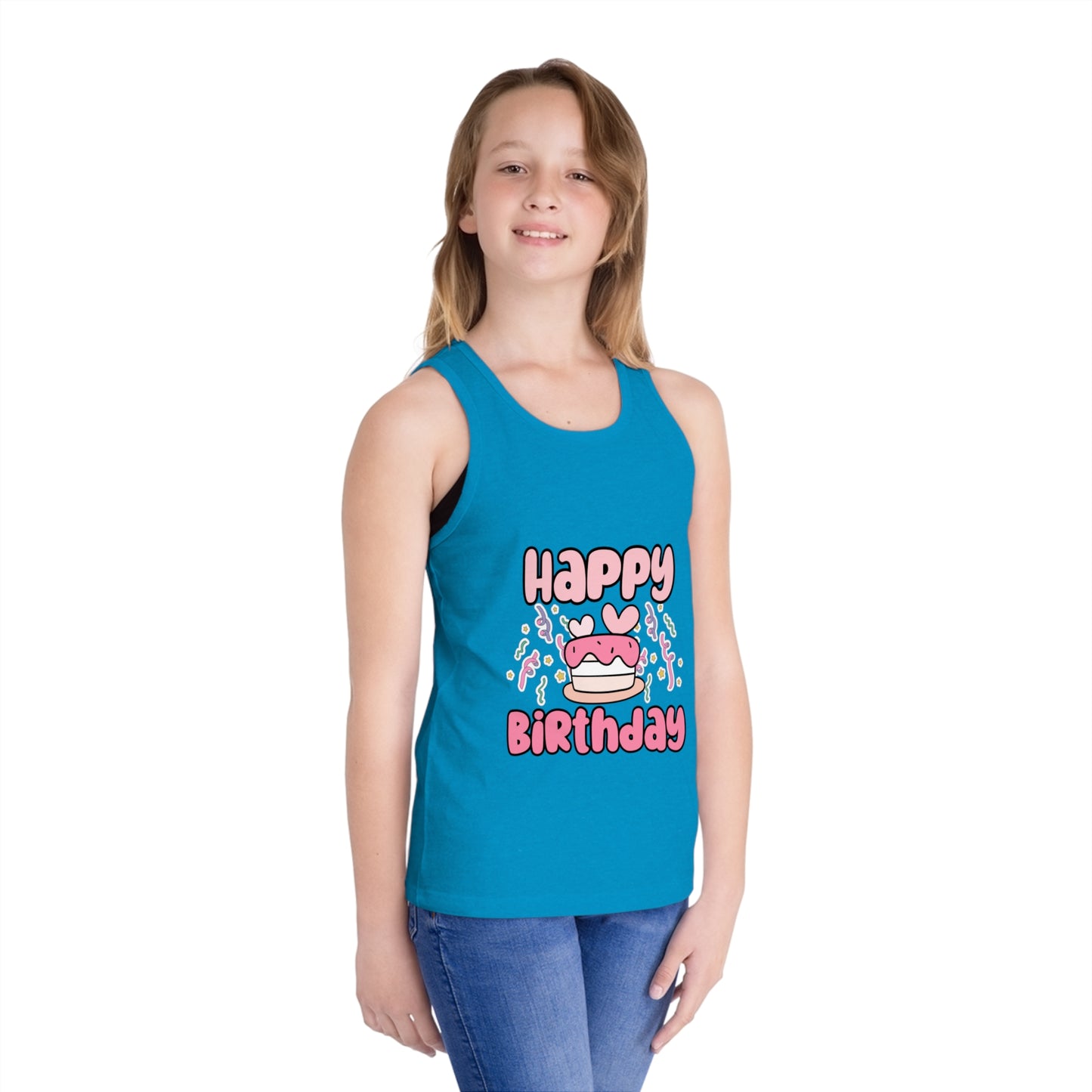 Kids' Happy Birthday Jersey Tank Top