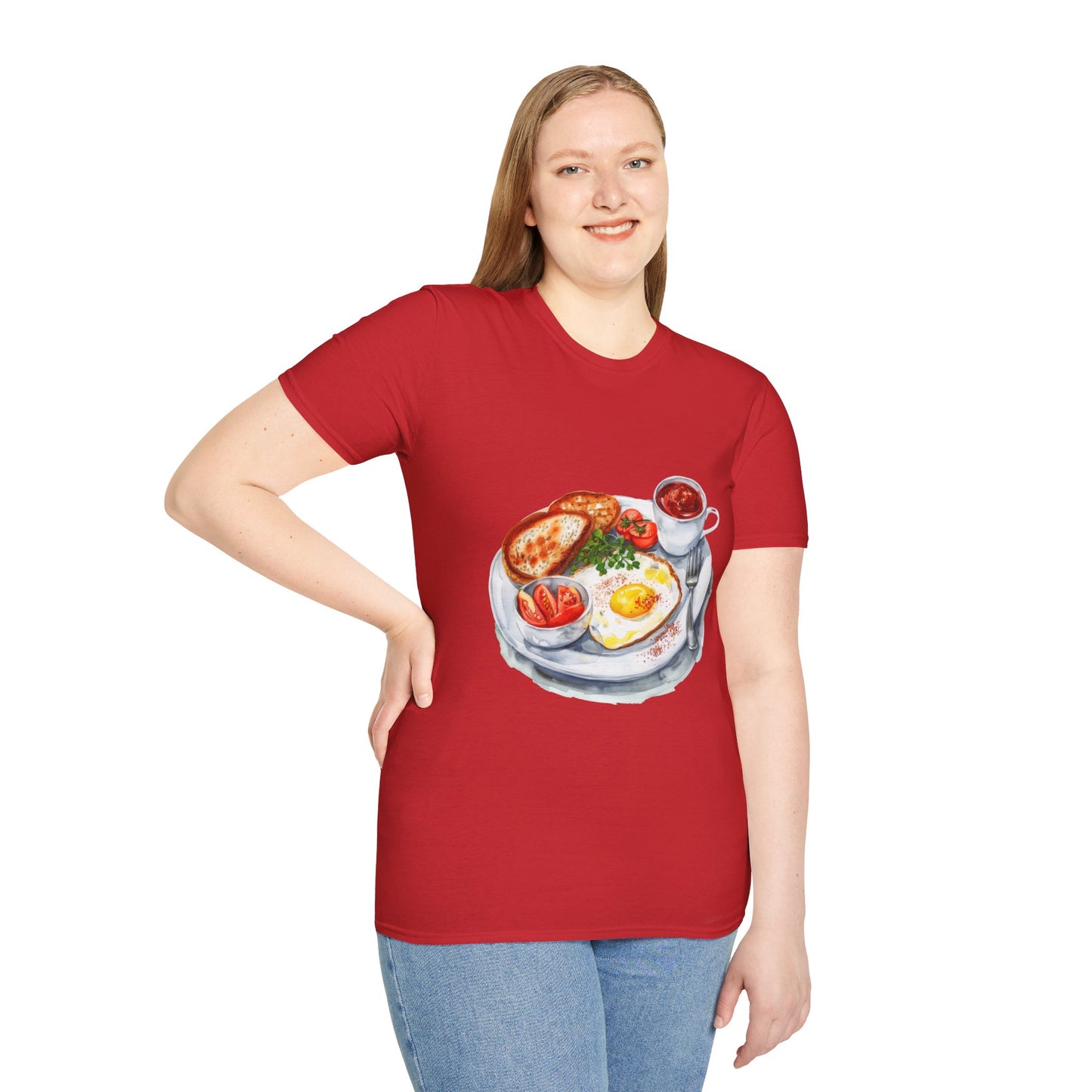 Unisex Softstyle T-Shirt - Hearty & Regal - British Breakfast Tradition