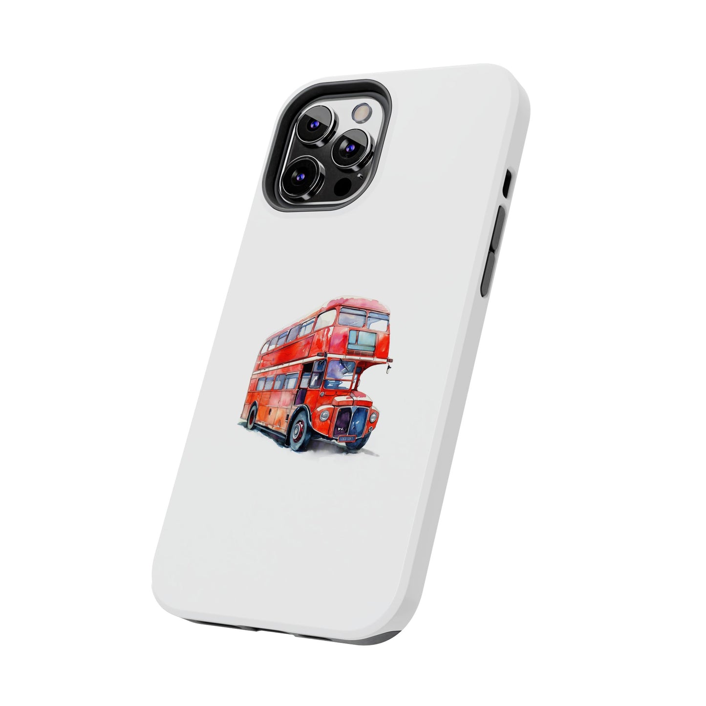 London Bus Tough Phone Case - Stylish Protection for Urban Adventurers