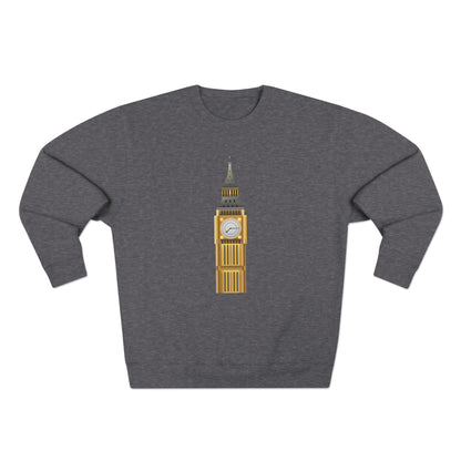 Unisex Crewneck Sweatshirt - Iconic Big Ben Clock Tower