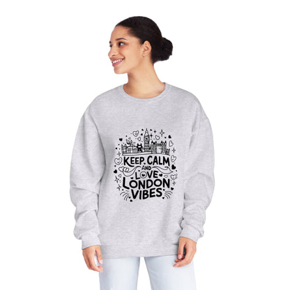 Unisex NuBlend® Crewneck Sweatshirt - Keep Calm and Love London Vibes