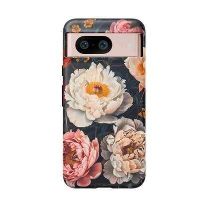 Floral Phone Case, Tough Phone Cover, Flower Design, Unique Gift for Her, Trendy Accessory, Spring Decor
