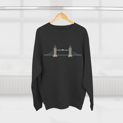 Unisex Crewneck Sweatshirt - Tower Bridge - Iconic London Landmark