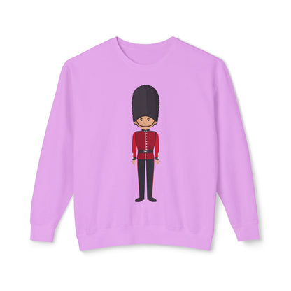Unisex Lightweight Crewneck Sweatshirt - British Soldier - Classic Military Elegance and Honorable