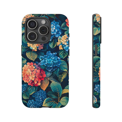 Floral Phone Case, Stylish Tough Case for Gardener Gift, Flower Lover Accessory, Pretty Floral Design, Protective Case