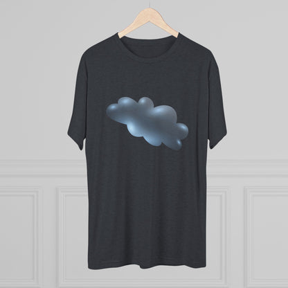 Serene Cloudscape - Dreamy Cloud Soft Unisex Tri-Blend Crew Tee