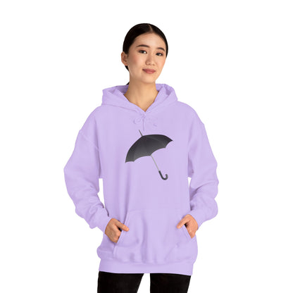 Unisex Heavy Blend™ Hooded Sweatshirt - Regal Royal Umbrella - Elegant and Majestic