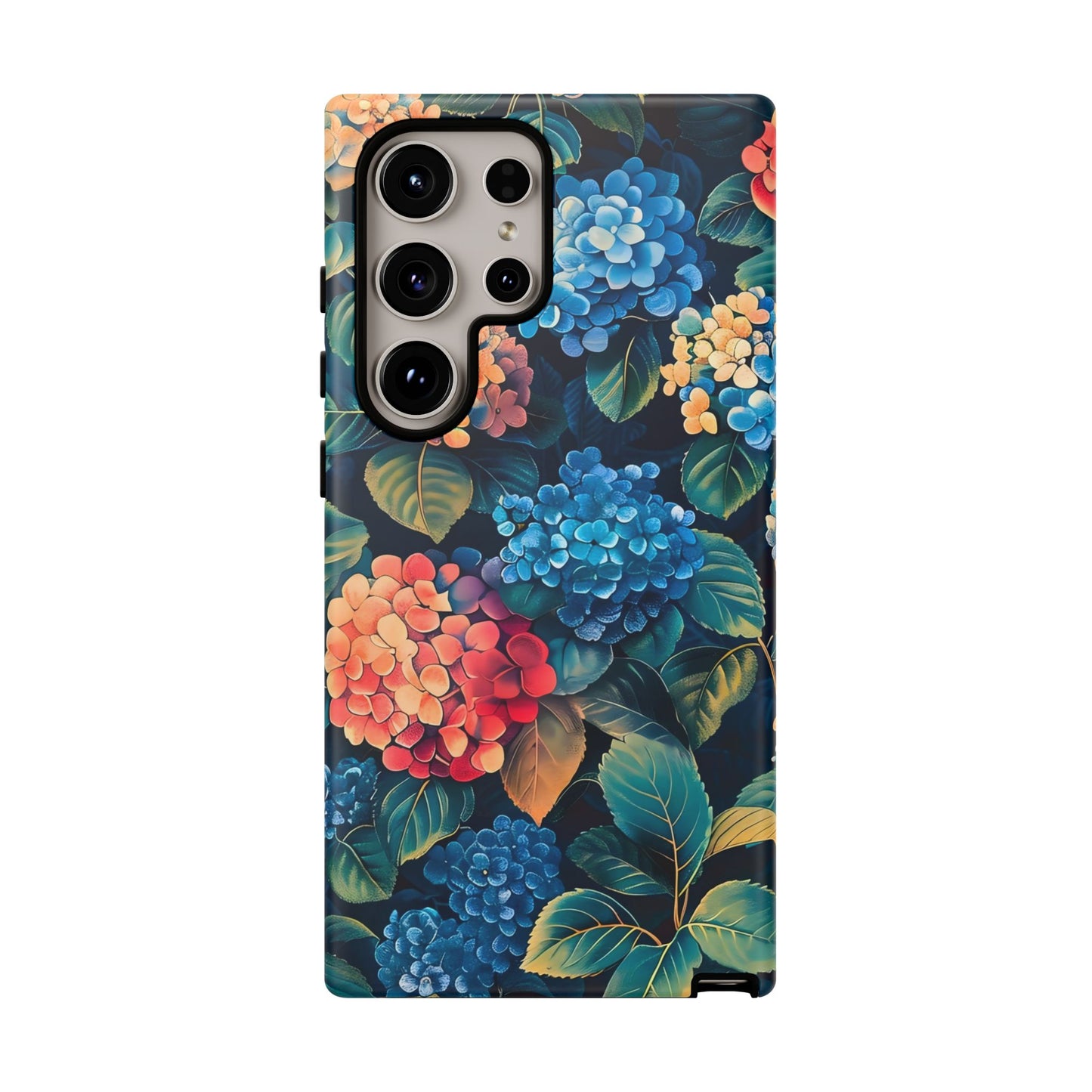Floral Phone Case, Stylish Tough Case for Gardener Gift, Flower Lover Accessory, Pretty Floral Design, Protective Case