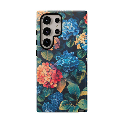 Floral Phone Case, Stylish Tough Case for Gardener Gift, Flower Lover Accessory, Pretty Floral Design, Protective Case