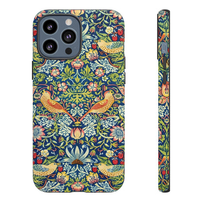 Floral Phone Case | Tough Cases, Stylish Protection, Unique Gift, Eco-Friendly, Floral Pattern, Bird Design