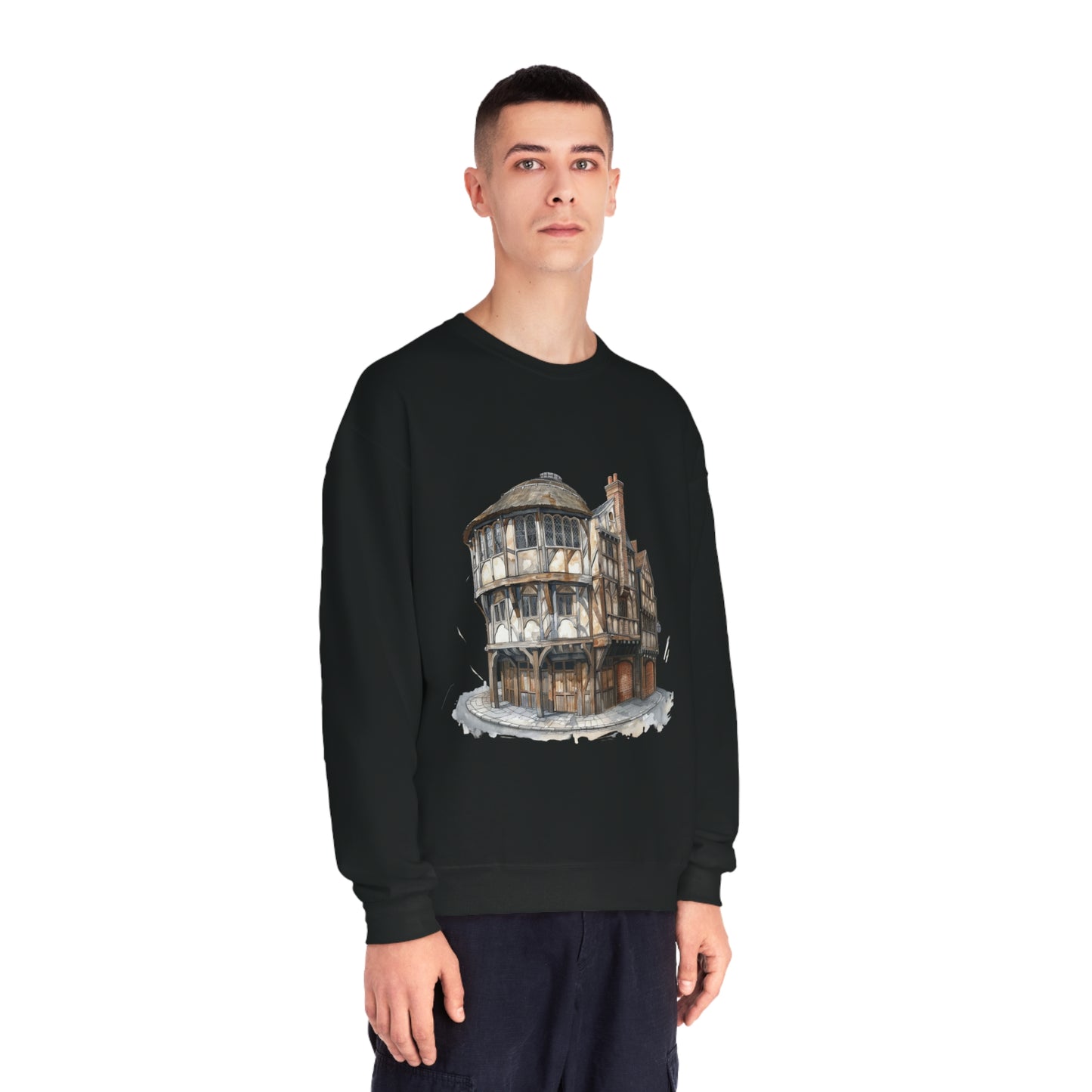 Unisex NuBlend® Crewneck Sweatshirt - Cozy British Pub