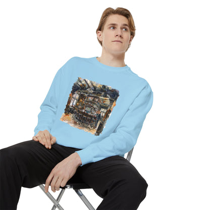 Unisex Garment-Dyed Sweatshirt Classy - London's Pub
