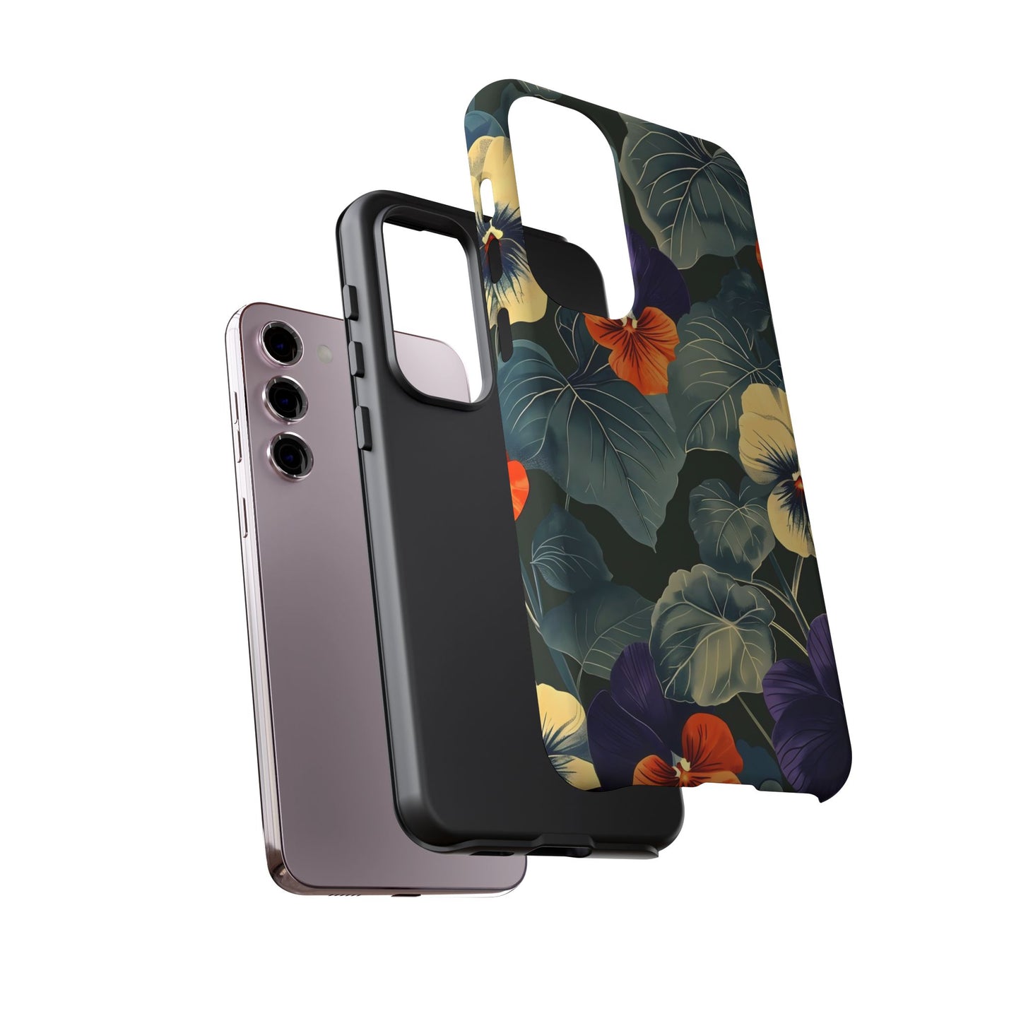 Tough Cases Floral iPhone Case, Tough Phone Cover, Stylish Floral Design, Gift for Her, Summer Vibe, Durable Protective Case