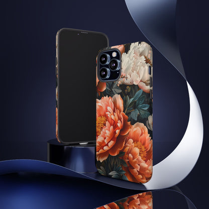 Floral Phone Case - Tough Cases, Durable Cover, Flower Design, Unique Gift, Phone Accessories