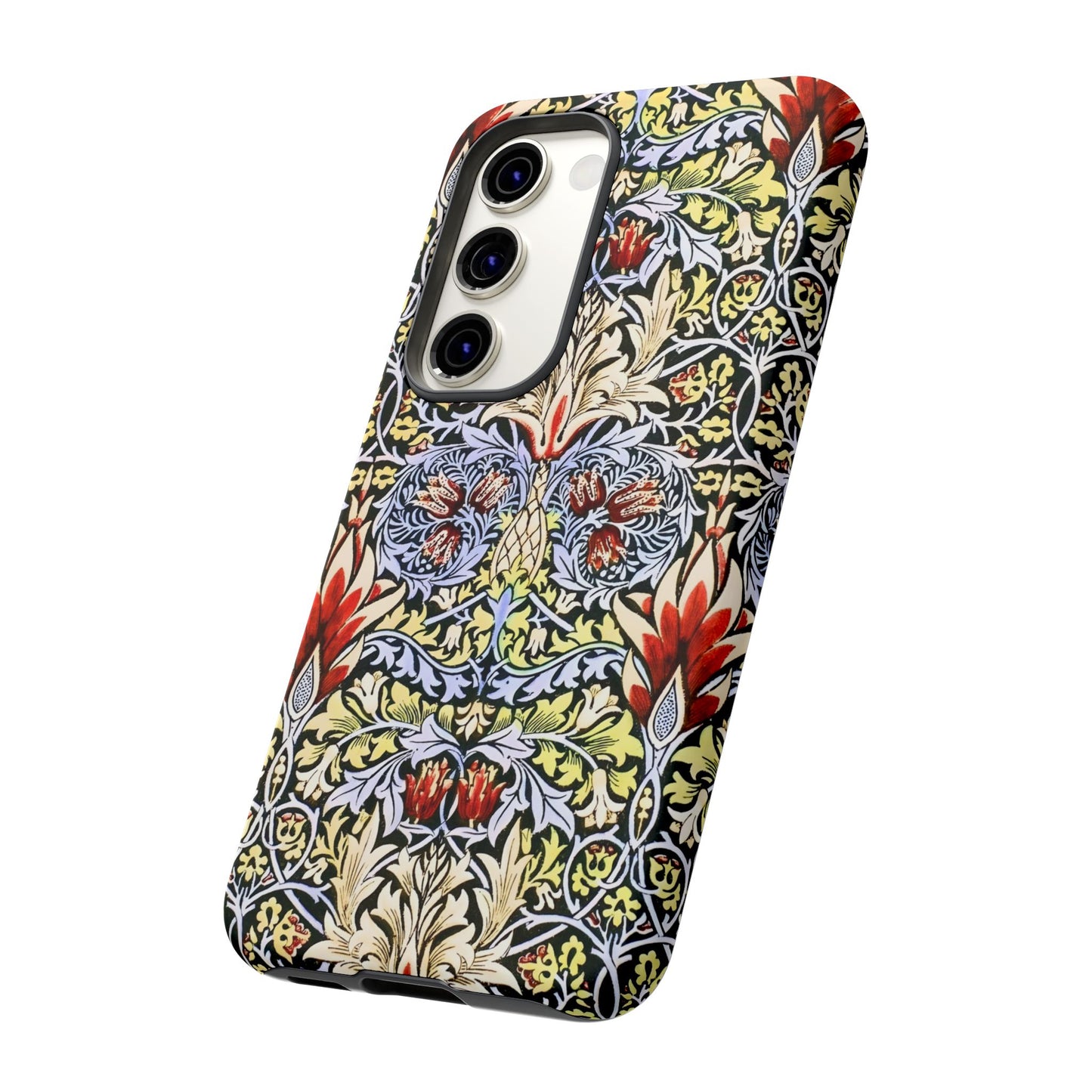 Stylish Phone Case - Floral Design, Tough Cases, Gift for Her, Phone Accessories, Trendy Tech, Unique Cell Phone Cover