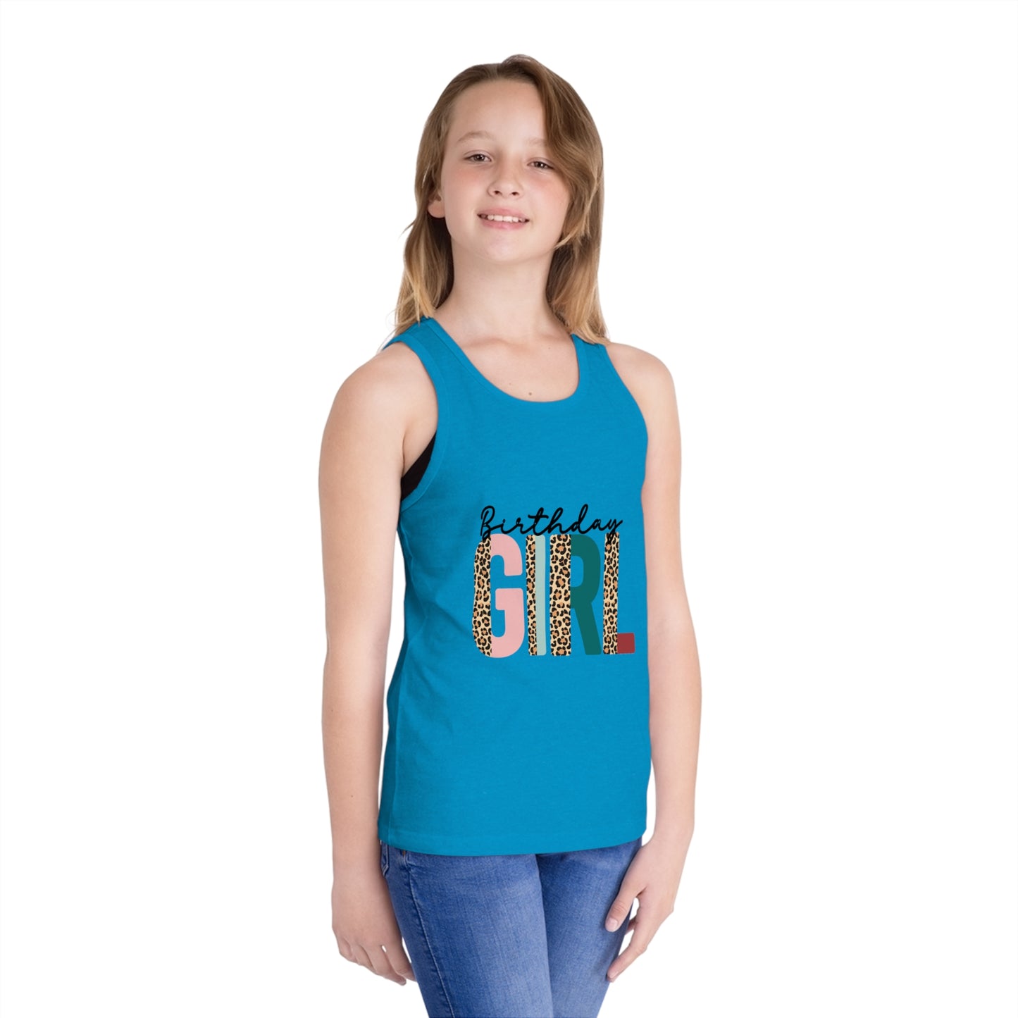 Kids' Birthday Girl Jersey Tank Top - Fun Party Apparel