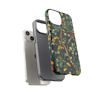 Floral iPhone Case, Nature Inspired Tough Case, Botanical Phone Cover, Eco-Friendly Gift, Unique Floral Design