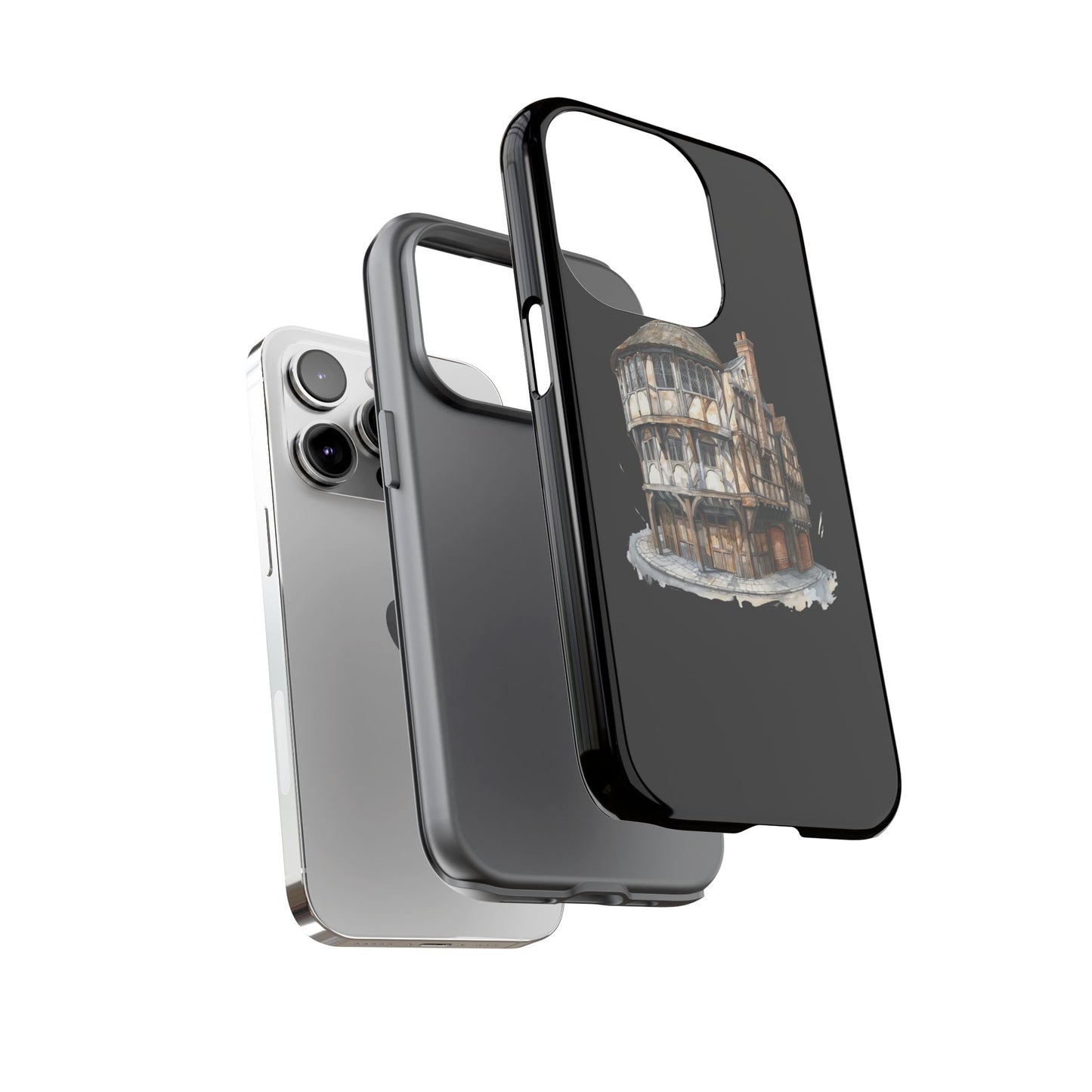 Stylish Phone Case featuring Unique Building Design, Art Lover Gift, Durable Phone Cover, Trendy Gadget Accessory, Unique Gift for Her