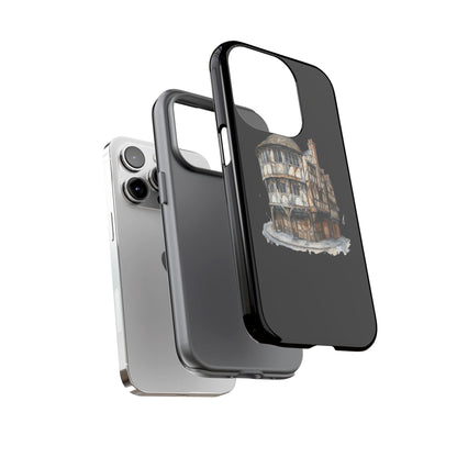 Stylish Phone Case featuring Unique Building Design, Art Lover Gift, Durable Phone Cover, Trendy Gadget Accessory, Unique Gift for Her