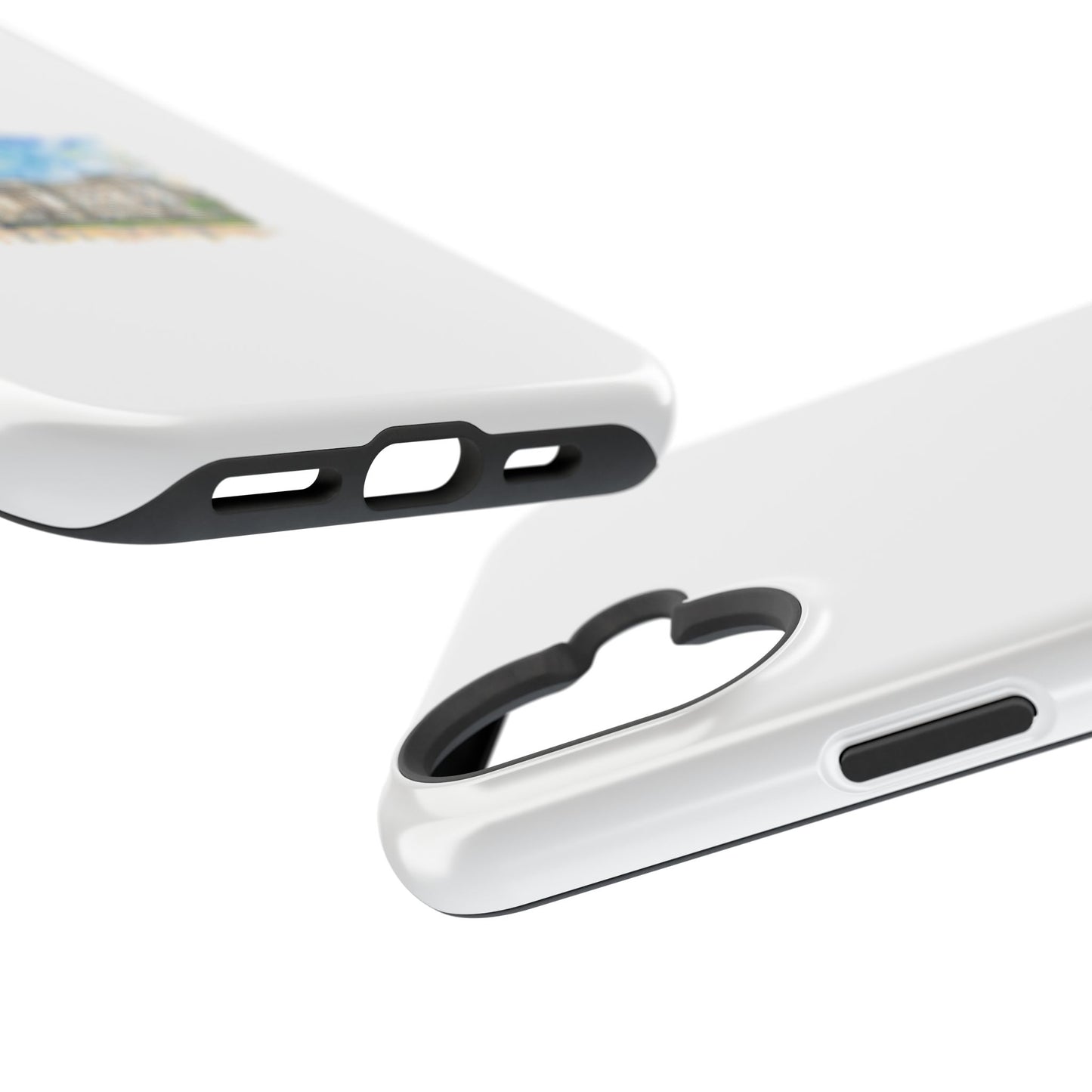 Artistic Magnetic Phone Case, Custom Tough Case, Unique Phone Cover, Gift for Travelers, Landscape Design, Protective Case