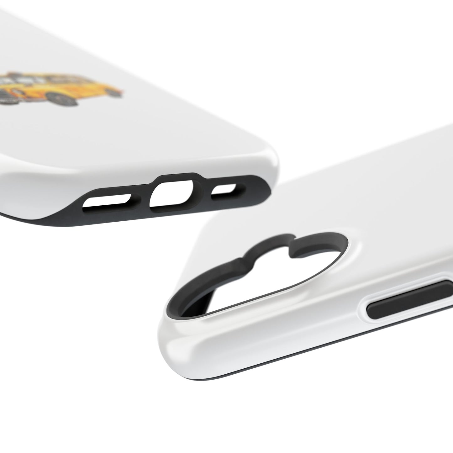 New York Taxi Magnetic Phone Case, Cute Gift for NYC Lovers, Travel Accessories, Unique Phone Cover, Durable Tough Case