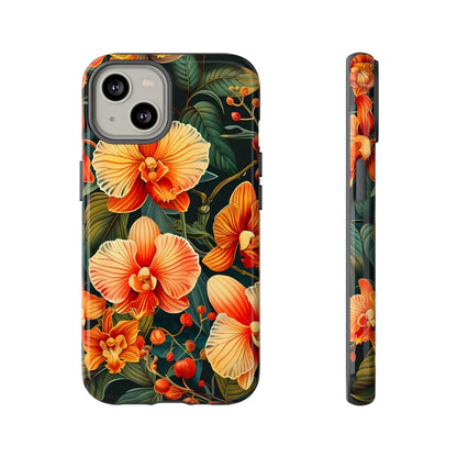 Floral Phone Case - Tough Cases, Protective Cover, Gift for Her, Smartphone Accessory, Floral Design, Nature-Inspired