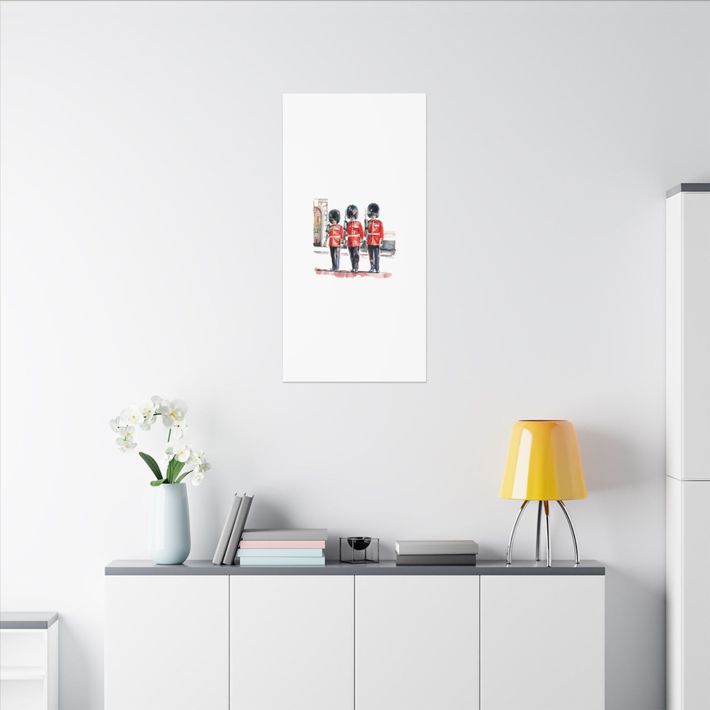 Royal Guards Canvas Print, British Wall Art, Home Decor, Unique Gift, London Culture