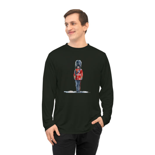 Unisex Performance Long Sleeve Shirt - The Unwavering Guard - A London Icon