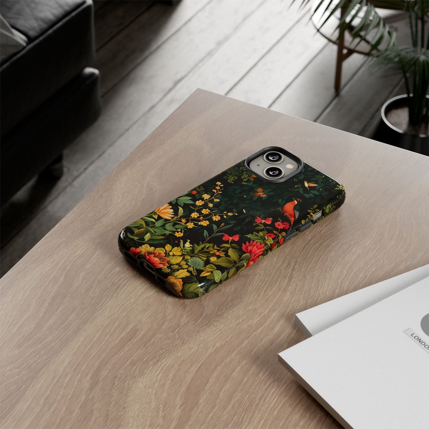 Floral Tough Phone Case, Nature-Inspired Design, Ideal for Garden Lovers, Gift for Birthdays, Christmas, Eco-Friendly Accessory