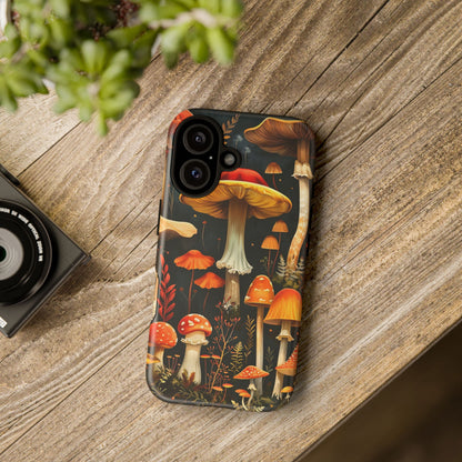 Whimsical Mushroom Phone Case | Tough Cases – Unique Nature Design, Eco-Friendly Cover, Gift for Nature Lovers, Phone Accessory, Fall Decor