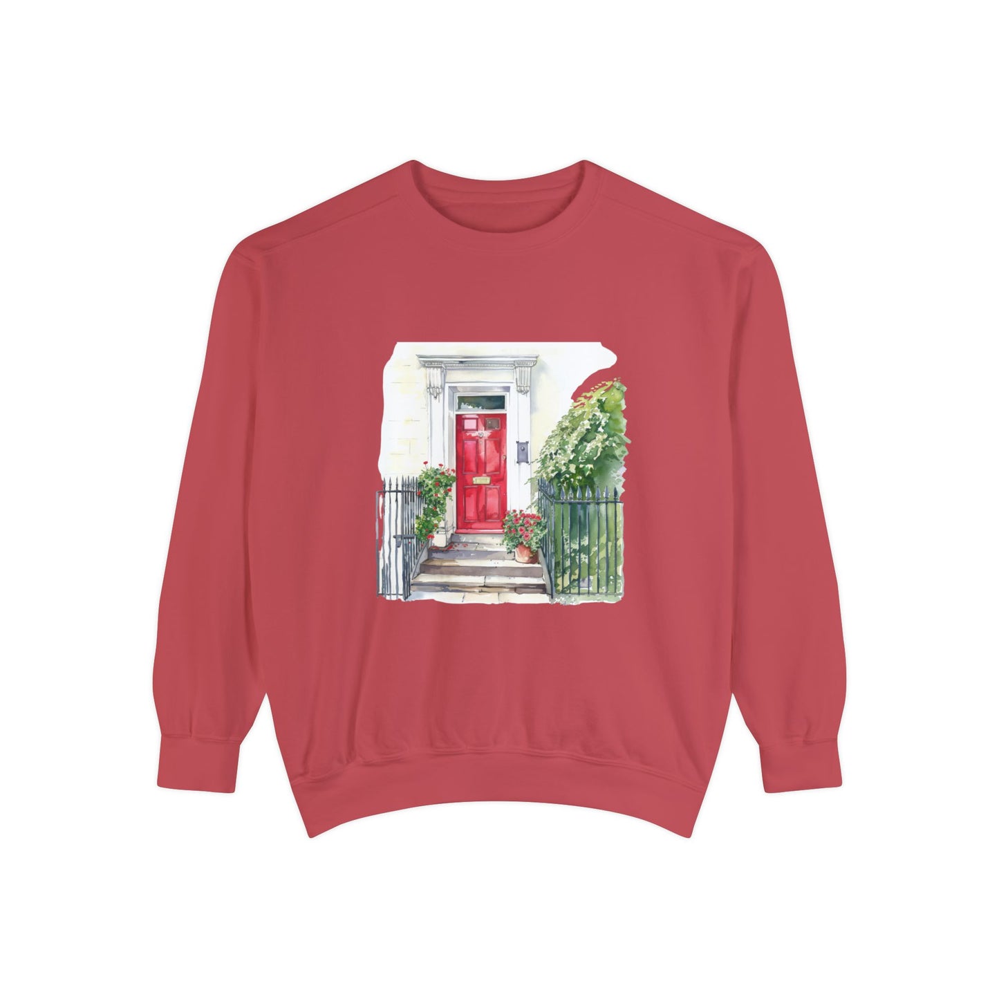 Unisex Garment-Dyed Sweatshirt - England Aesthetics - Embracing Classic British Charm and Style