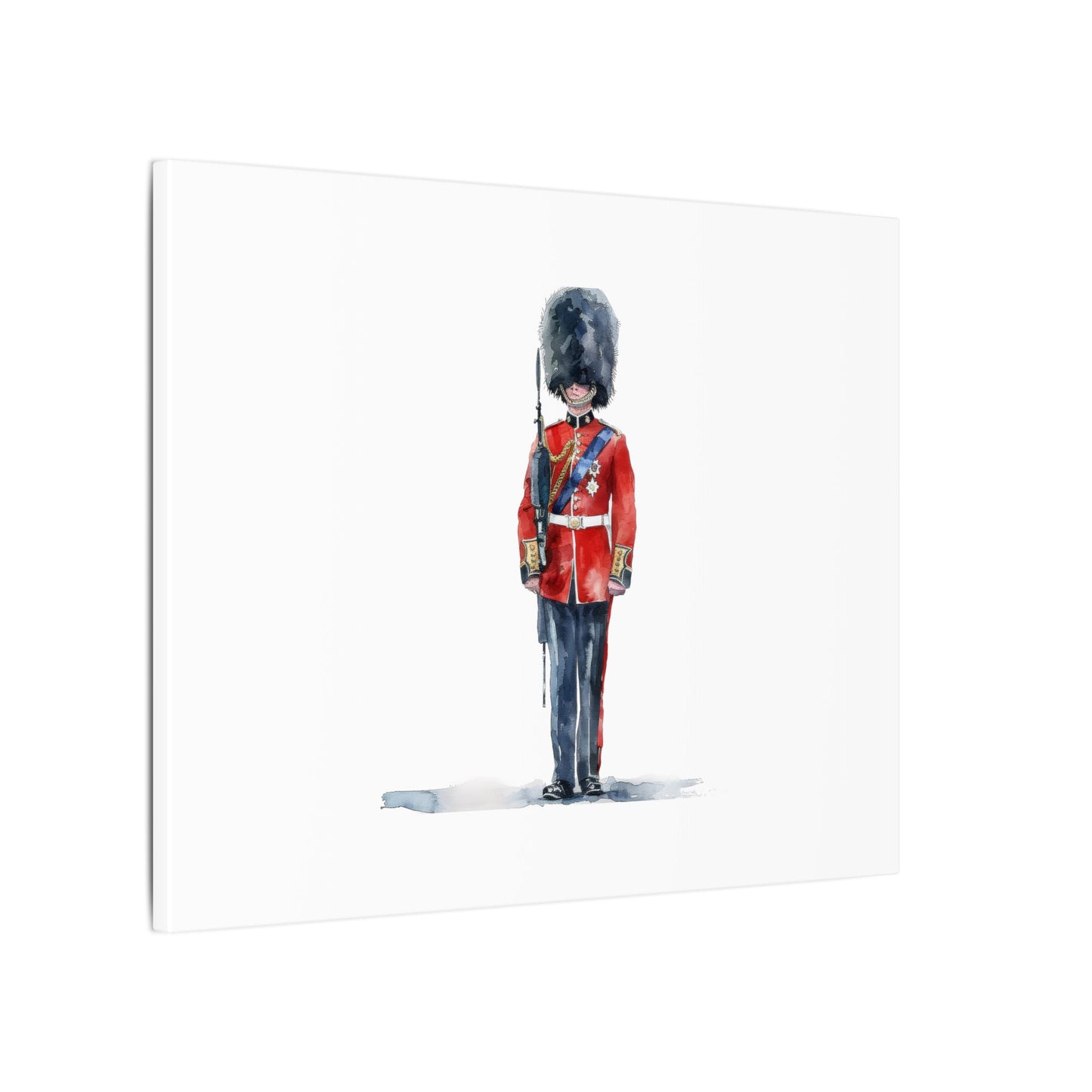 Royal Guard Canvas Art Print, British Soldier Wall Decor, Home Decoration, Gift for History Lovers, Art for Offices, Unique Wall Gallery