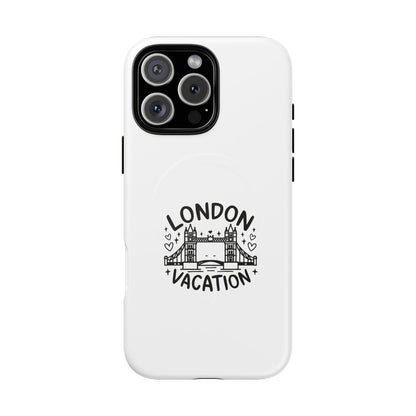 London Vacation Magnetic Case, Unique Phone Cover for Travelers, London Souvenir, Gift for Tourists, Stylish Phone Accessory
