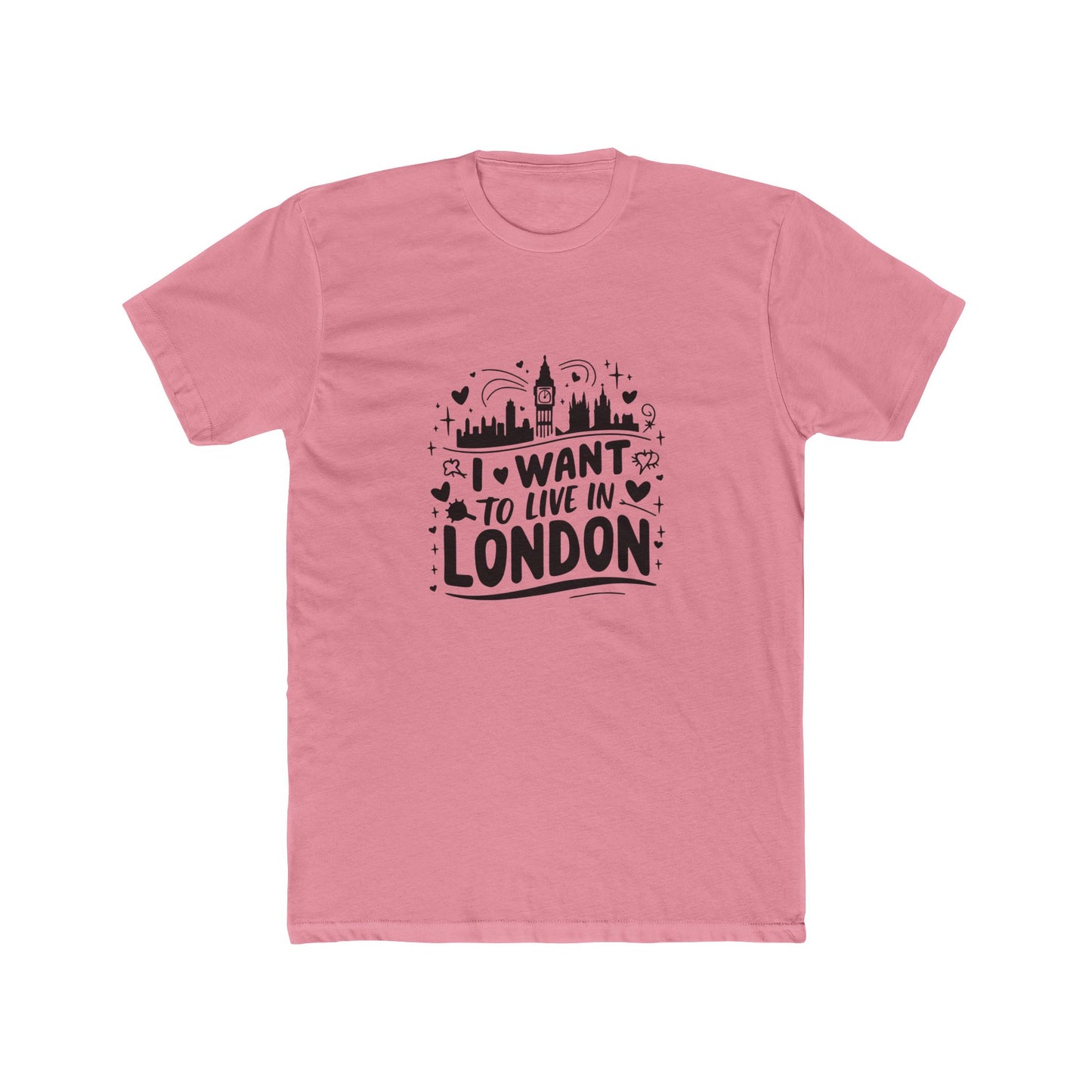 Living my best life in London Unisex Cotton Crew Tee
