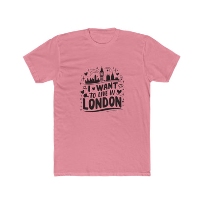 Living my best life in London Unisex Cotton Crew Tee