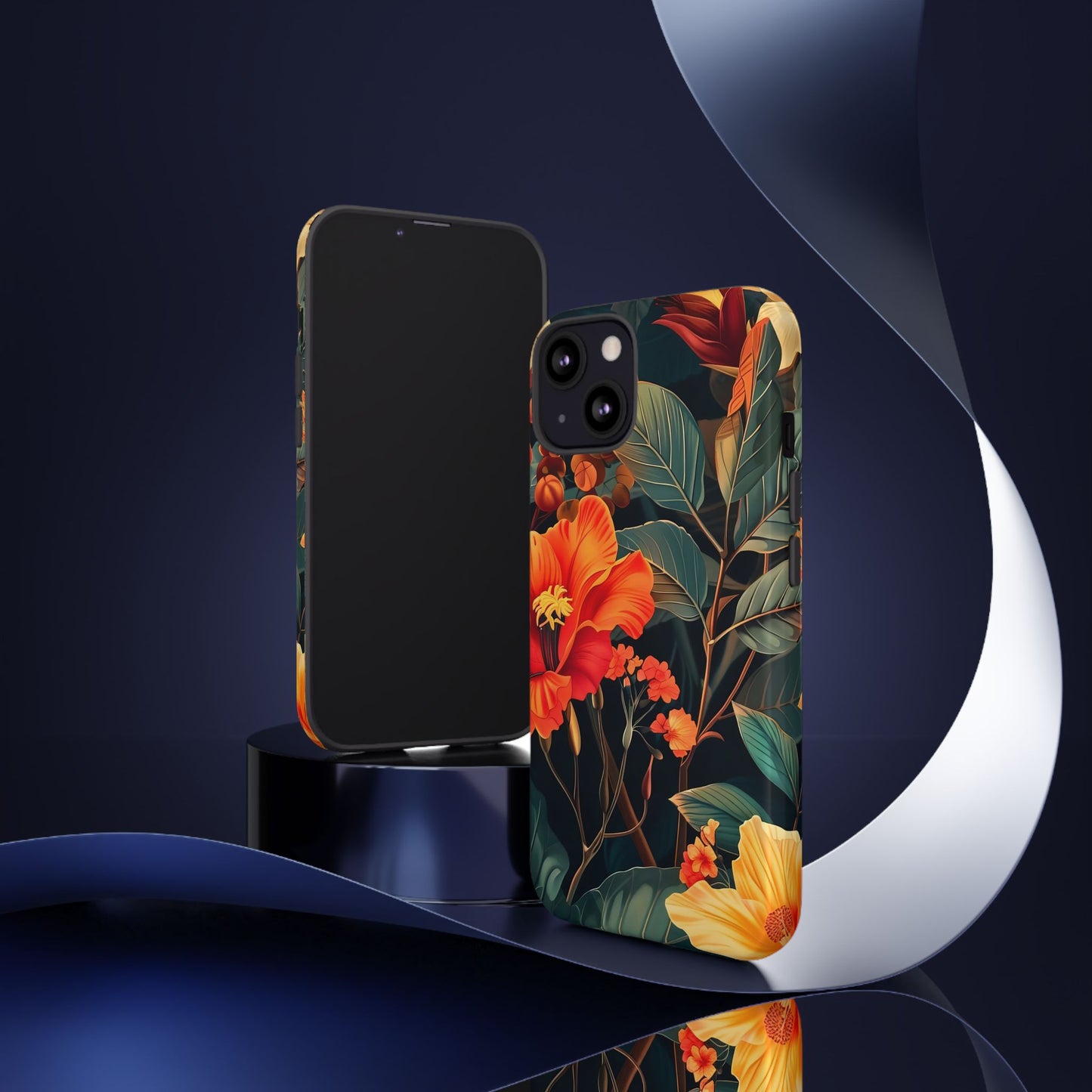 Tough Floral Phone Case | Tropical Vibe, Gift for Nature Lovers, Summer Beach Accessory, Floral Pattern, Trendy Phone Accessories