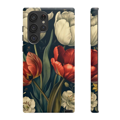 White Flower Tough Cases