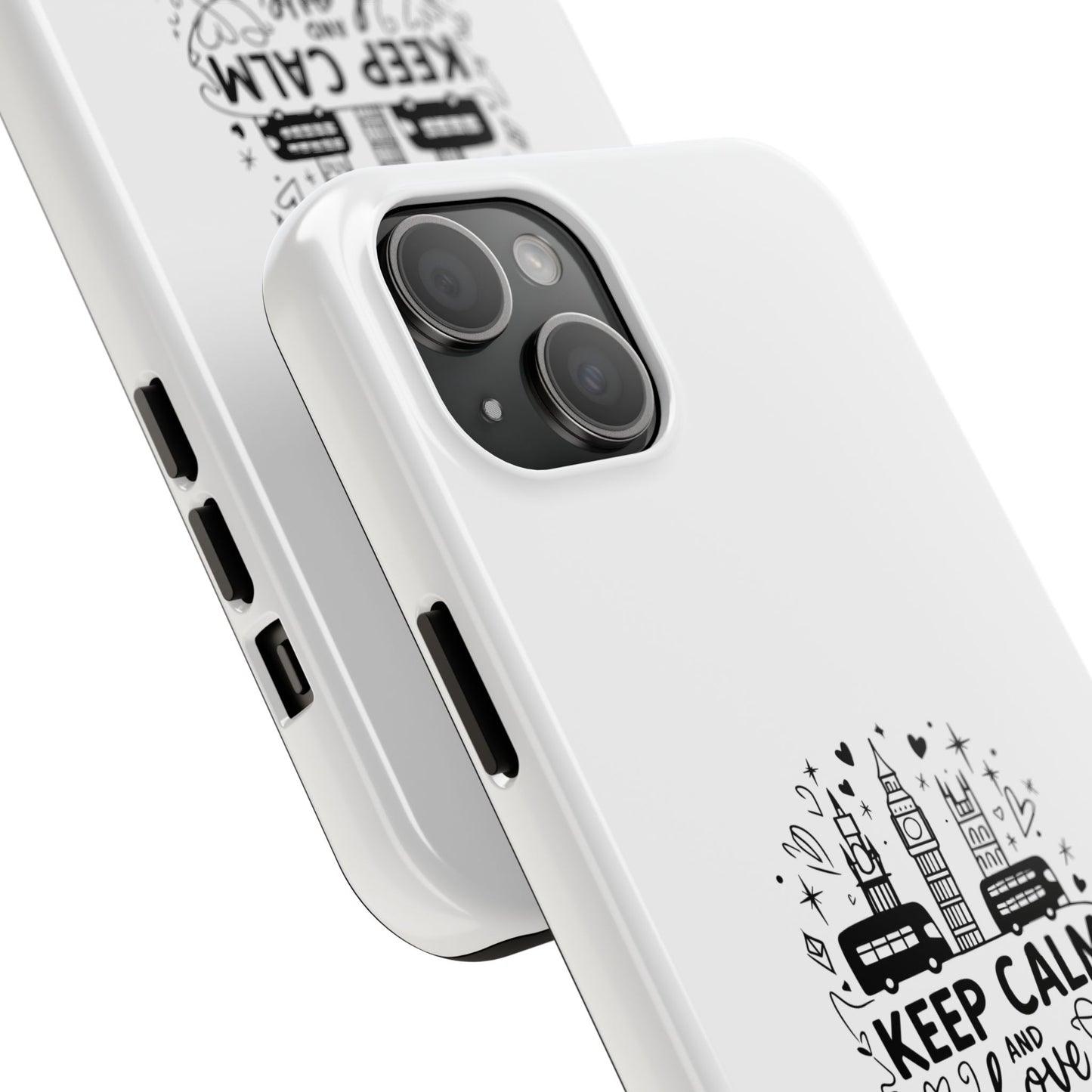 Keep Calm and Love London Tough Phone Case - Stylish Protection for London Lovers