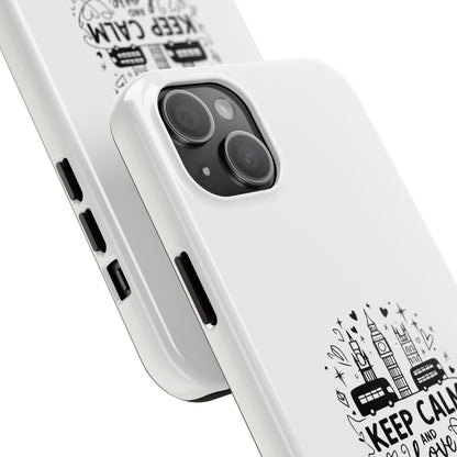 Keep Calm and Love London Tough Phone Case - Stylish Protection for London Lovers