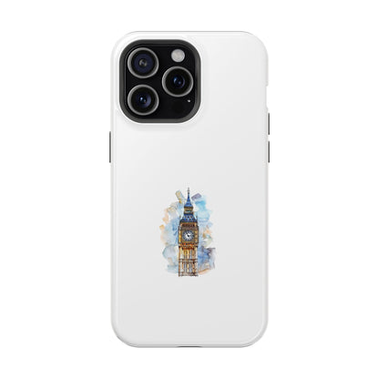 Artistic Magnetic Phone Cases with Iconic Designs, Unique Cell Phone Cover, London Tower Case, Gift for Travelers, Customizable Art Cases