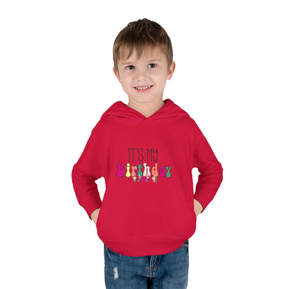 Toddler Birthday Fleece Hoodie - Cute Pullover for Celebrating Special Days
