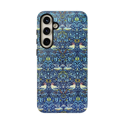 Bird and Floral Pattern Phone Case, Tough Cases, Gift for Nature Lovers, Eco-friendly, Custom Phone Accessories, All-Occasion