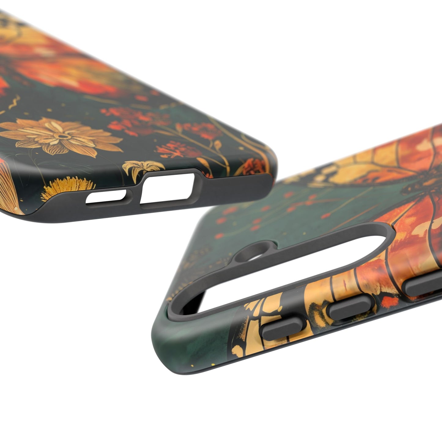 Butterfly Phone Case – Tough Cases for Nature Lovers, Floral Design, Butterfly Art, Unique Gift, Eco-Friendly Protection
