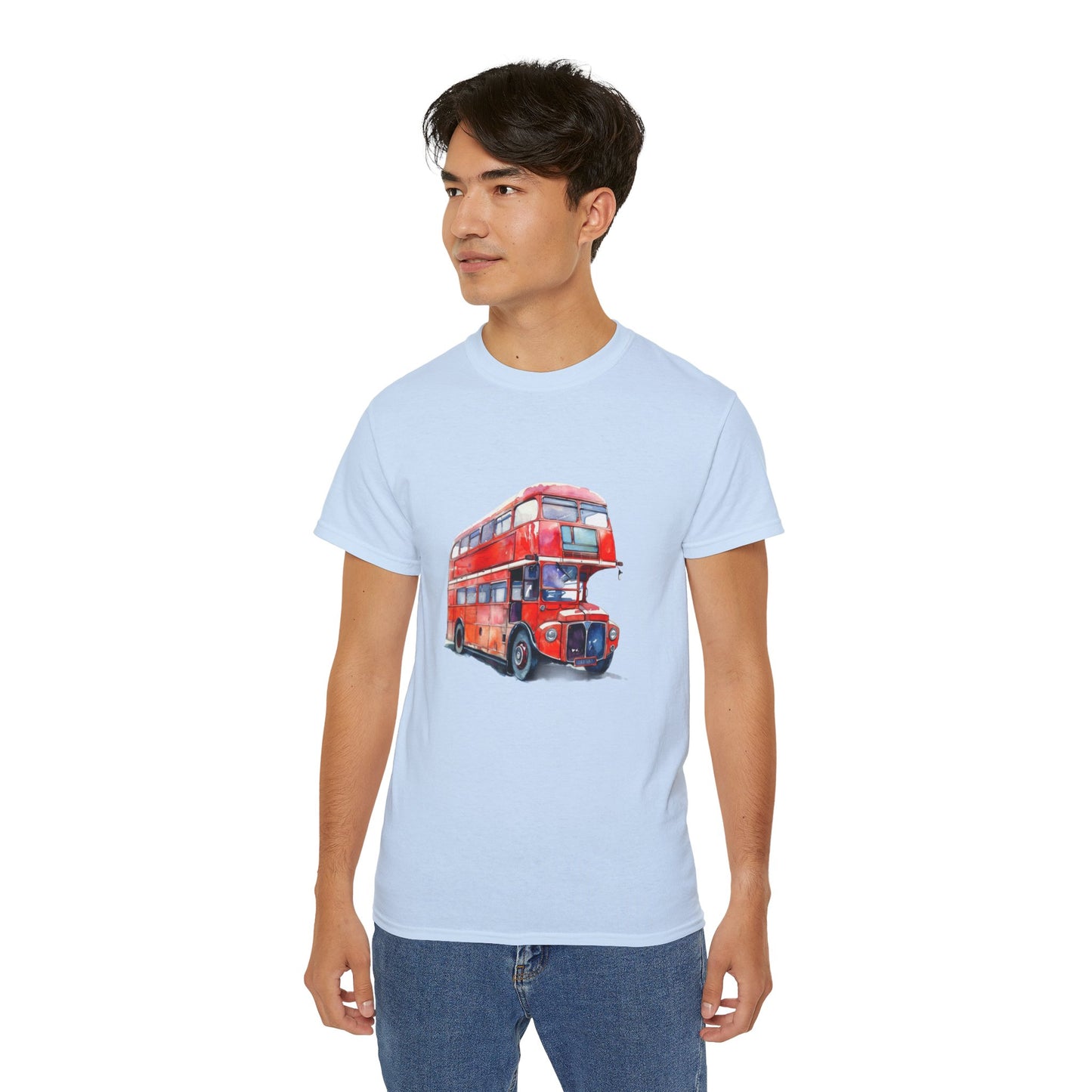 Unisex Ultra Cotton Tee - London Transport English Bus