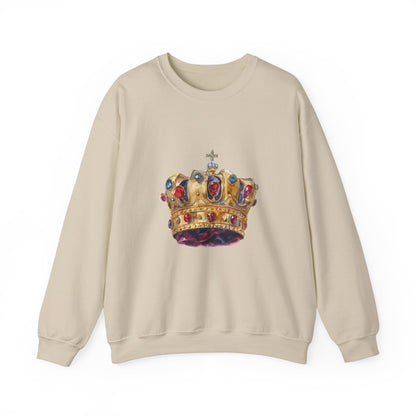 Unisex Heavy Blend™ Crewneck Sweatshirt High Grade - British Royal Crown