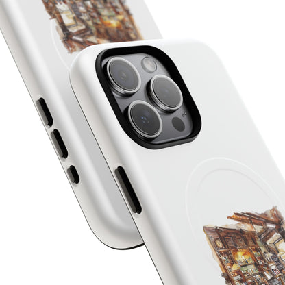 Artistic Tough Magnetic Phone Case for Secure Style, Protective Cover, Customizable Gift, Unique Accessories, Everyday Use